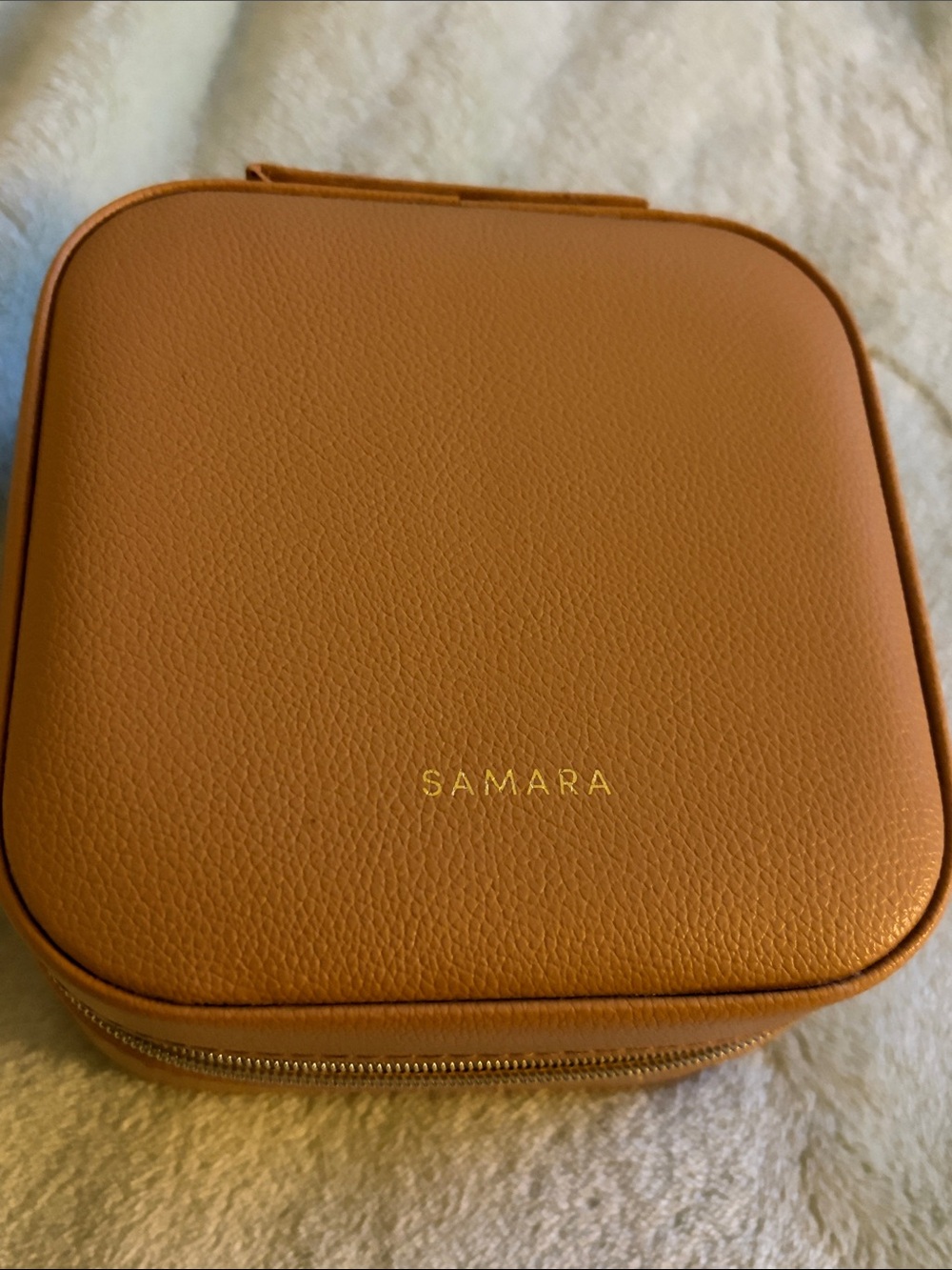 Women's Jewelry Travel Case in Tan